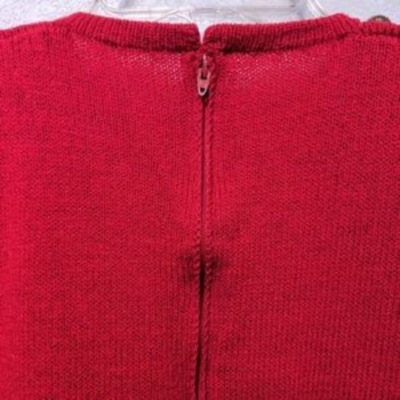 ST. JOHN Vintage Cropped Puff Sleeve Sweater S - Picture 6 of 9